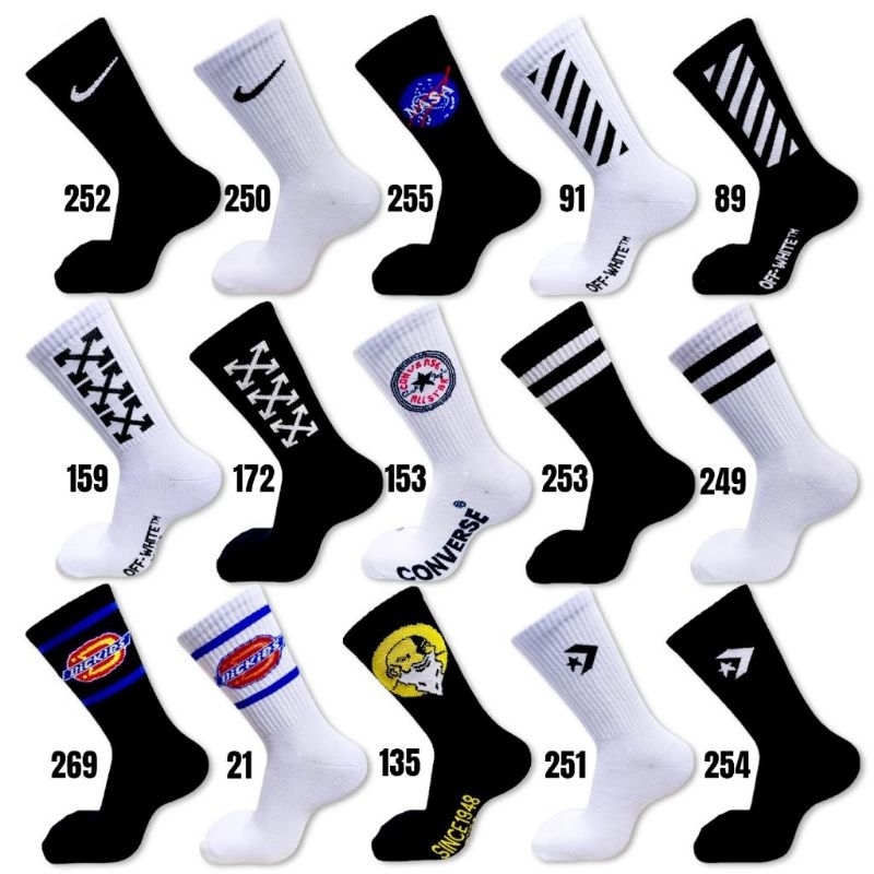 kaos kaki skate oldschool / Kaos kaki kekinian