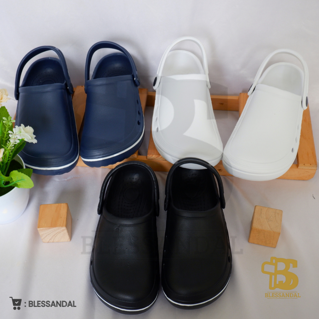 Sandal Kodok Polos Pria Wanita Anti Slip EVA