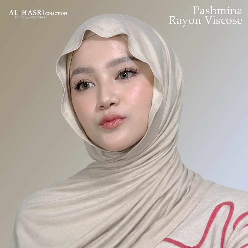 Pashmina Rayon Viscose Elastis Jatuh Nyaman