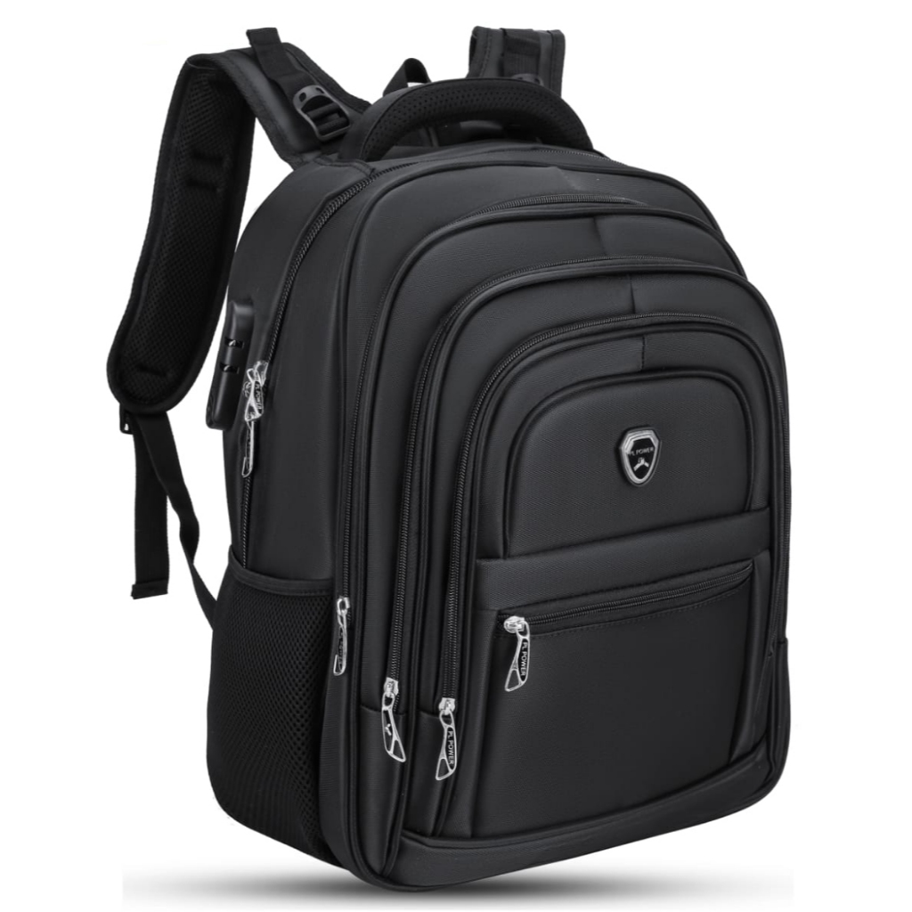 Tas Pria Ransel Laptop PL Power 18 inc Expanding Tas Laptop USB Ransel Polo Import POWER O
