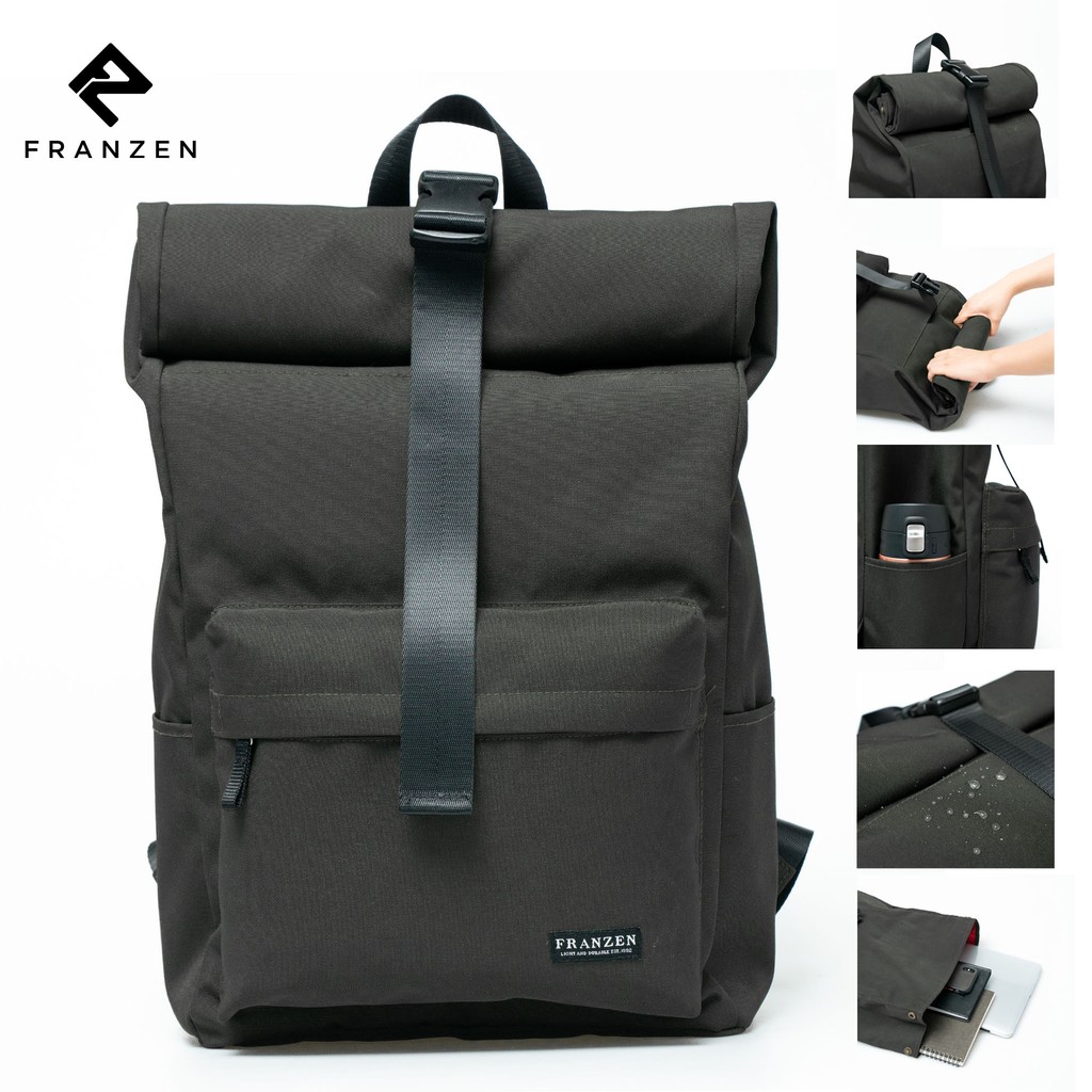 Tas Ransel Laptop Backpack Waterproof Franzen Rapid Rulle Series 601