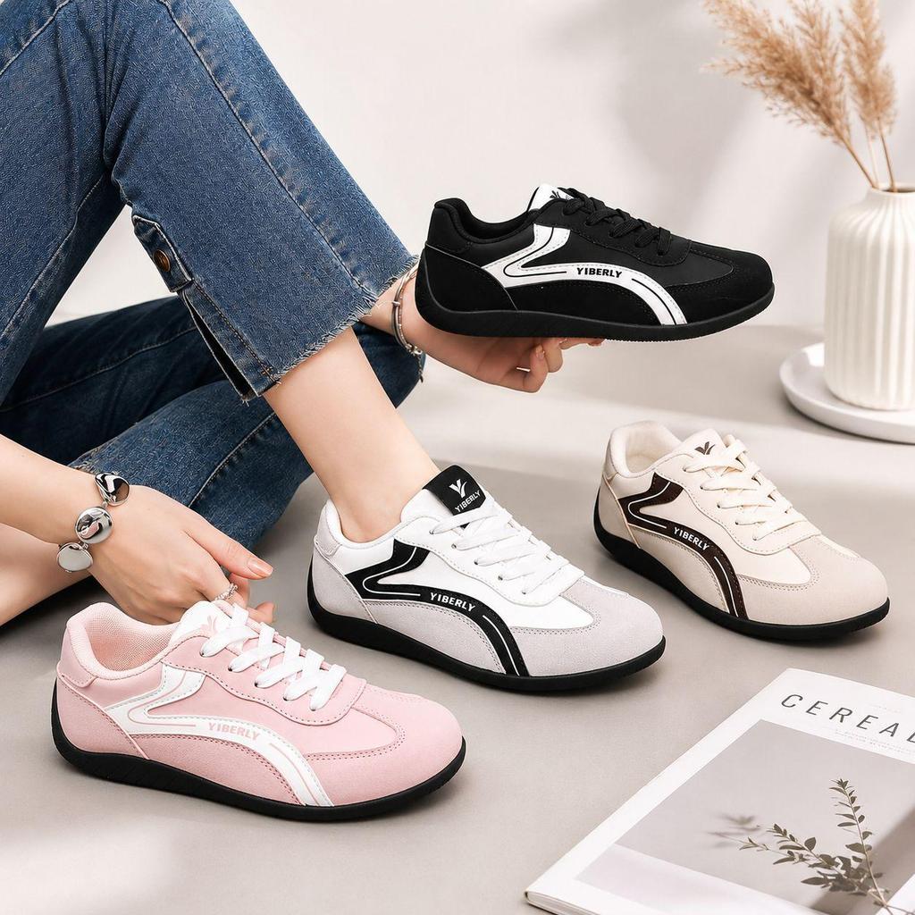 YIBERLY BERLY-V2A05 SEPATU UNISEX MODEL TERBARU CASUAL INSPIRED MINIMALIST SNEAKERS